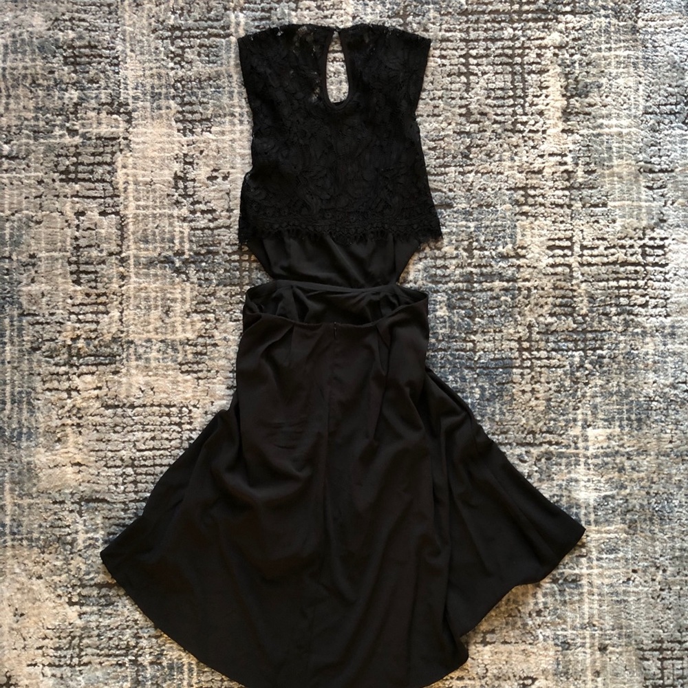 NWT Nordstrom Chelsea & Violet Black Dress S - Picture 5 of 7